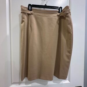 Antonio Melani Skirt 22.5 long Camel Khaki Never Worn! Size 14
